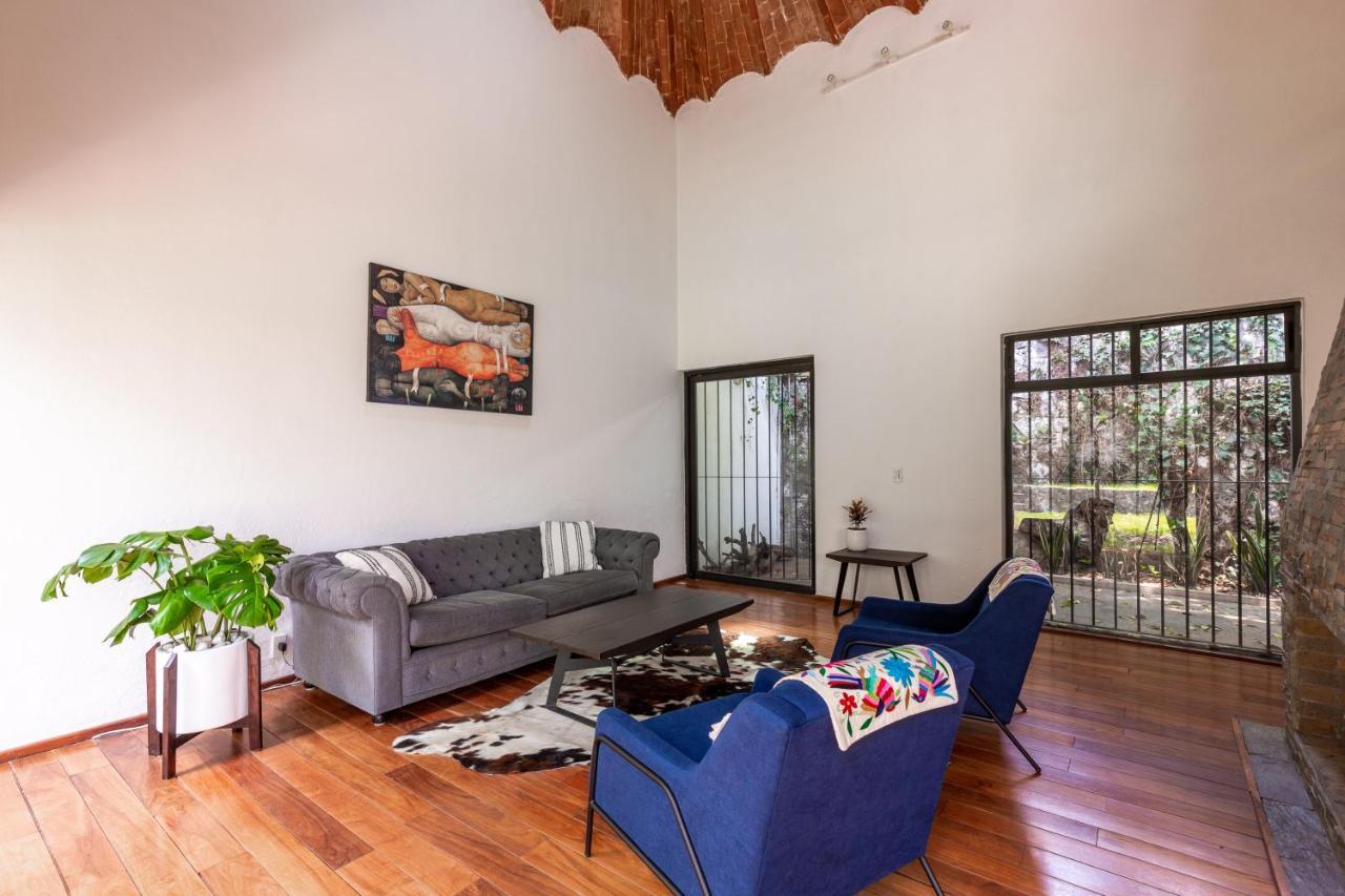 Casa Blanca In Coyoacan Mexico-stad Buitenkant foto